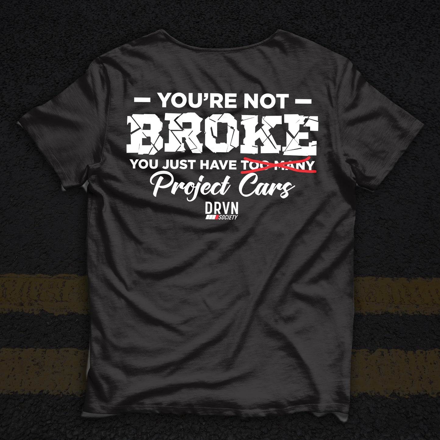 You're Not Broke - Black Unisex Classic Fit Crew Neck T-shirt
