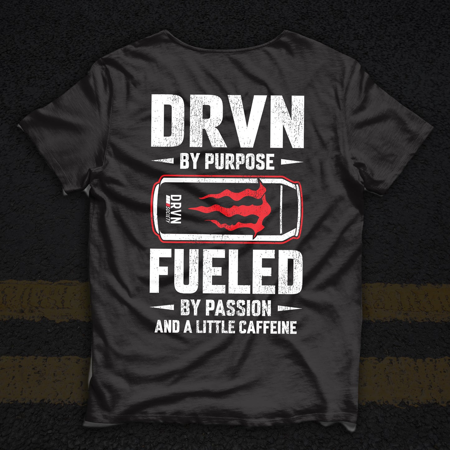 A Little Caffeine - Black Unisex Classic Fit Crew Neck T-shirt