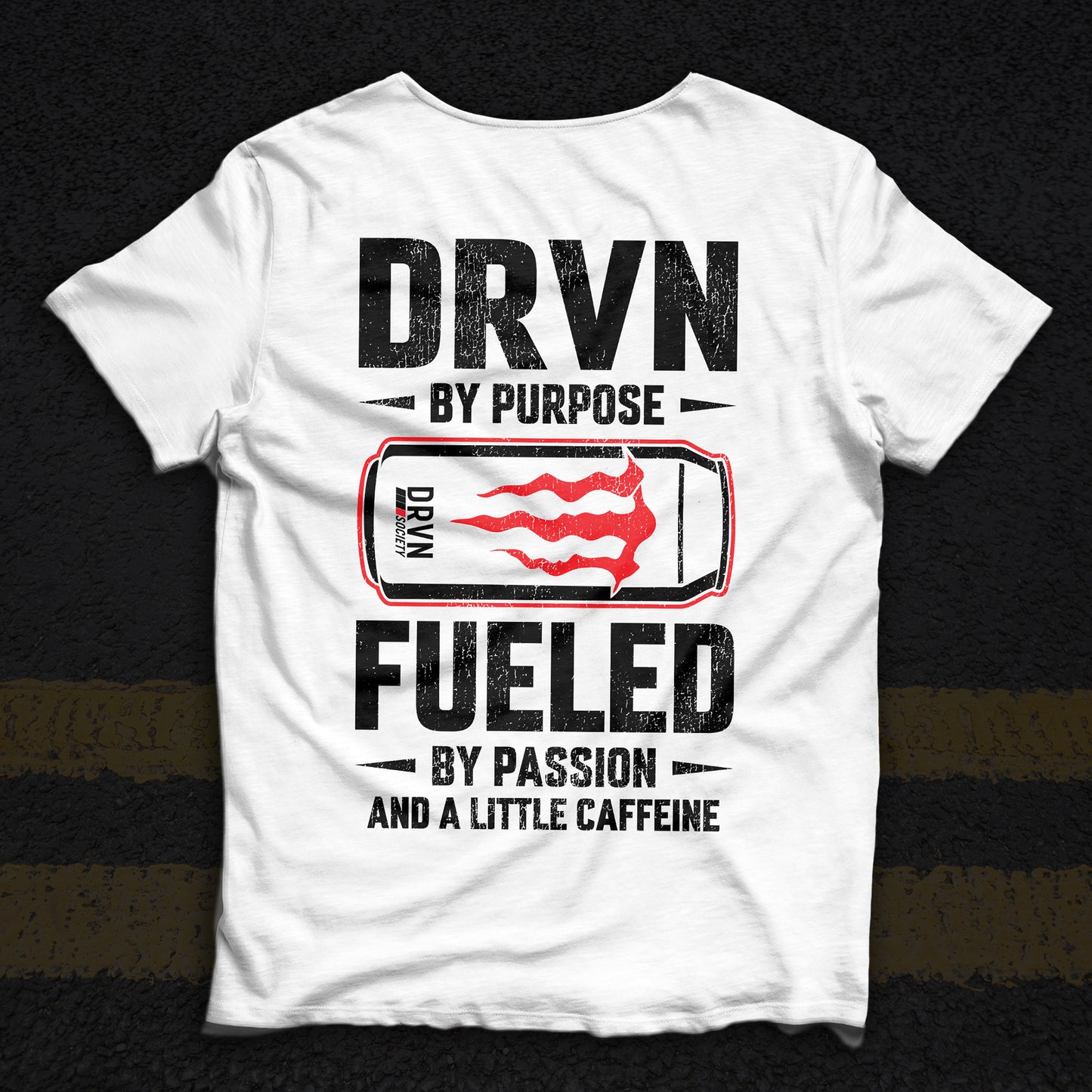 A Little Caffeine - White Unisex Classic Fit Crew Neck T-shirt