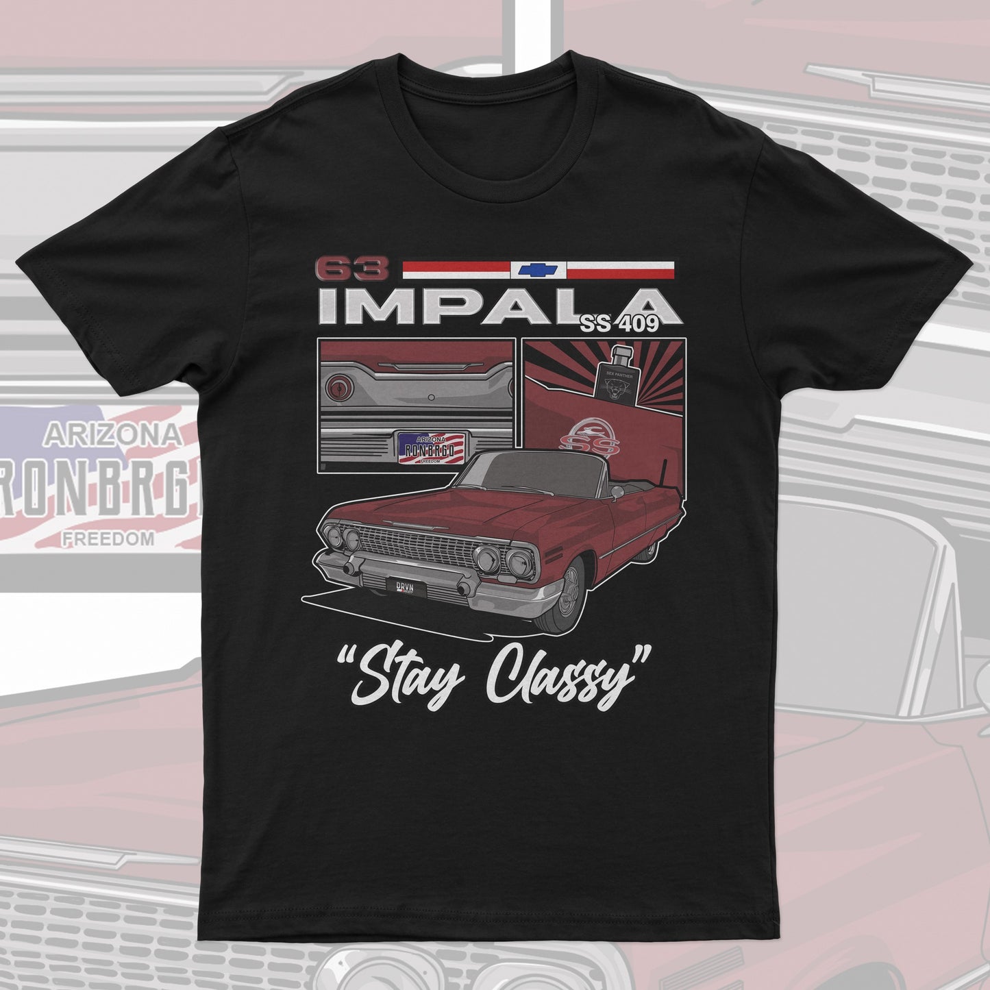 63 Impala - Stay Classy - Black Unisex Premium T-shirt