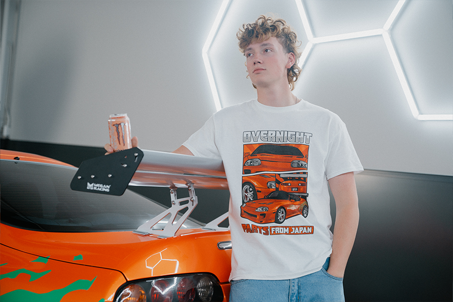 Supra - Overnight Parts From Japan - White Unisex Premium T-shirt