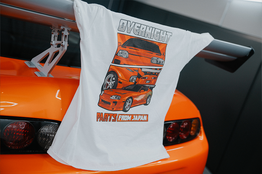Supra - Overnight Parts From Japan - White Unisex Premium T-shirt