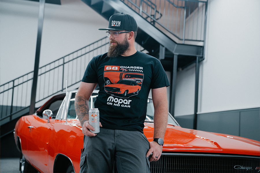 68 Dodge Charger RT - Mopar or No Car - Black Unisex Premium T-shirt