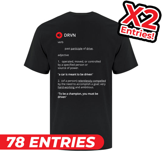 Definition DRVN Tee - 2X - 78 Entries