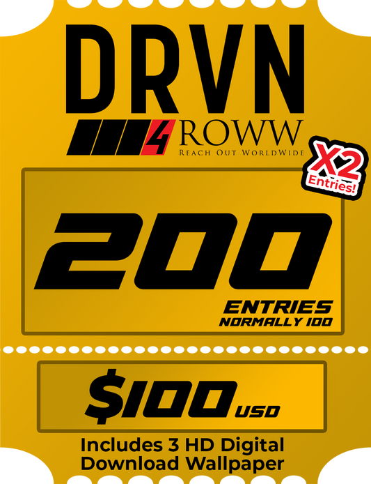 ROWW Speed Pass - Gold - 2X - 200 Entries