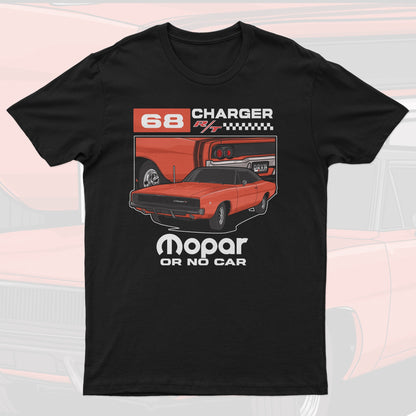 68 Dodge Charger RT - Mopar or No Car - Black Unisex Premium T-shirt