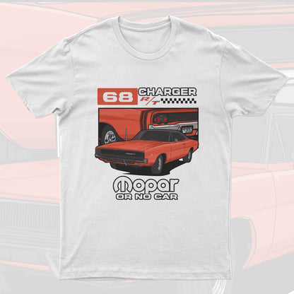 68 Dodge Charger RT - Mopar or No Car - White Unisex Premium T-shirt
